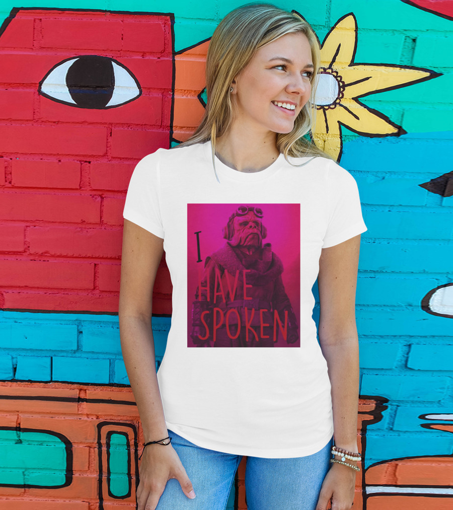The Mandalorian Kuiil Portrait I Have Spoken T-Shirt
