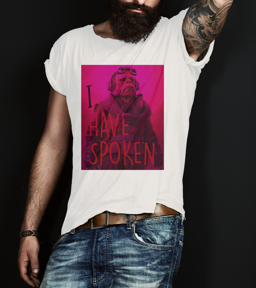 The Mandalorian Kuiil Portrait I Have Spoken T-Shirt