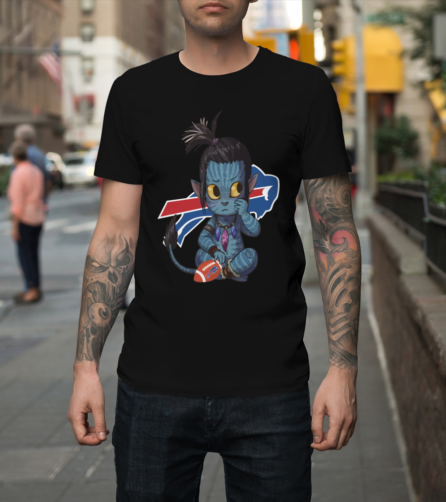 Avatar Bills Na'vi Football Buffalo Team Character Crossover T-Shirt