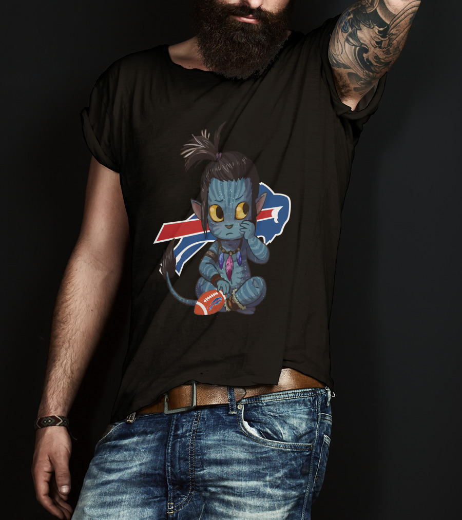 Avatar Bills Na'vi Football Buffalo Team Character Crossover T-Shirt