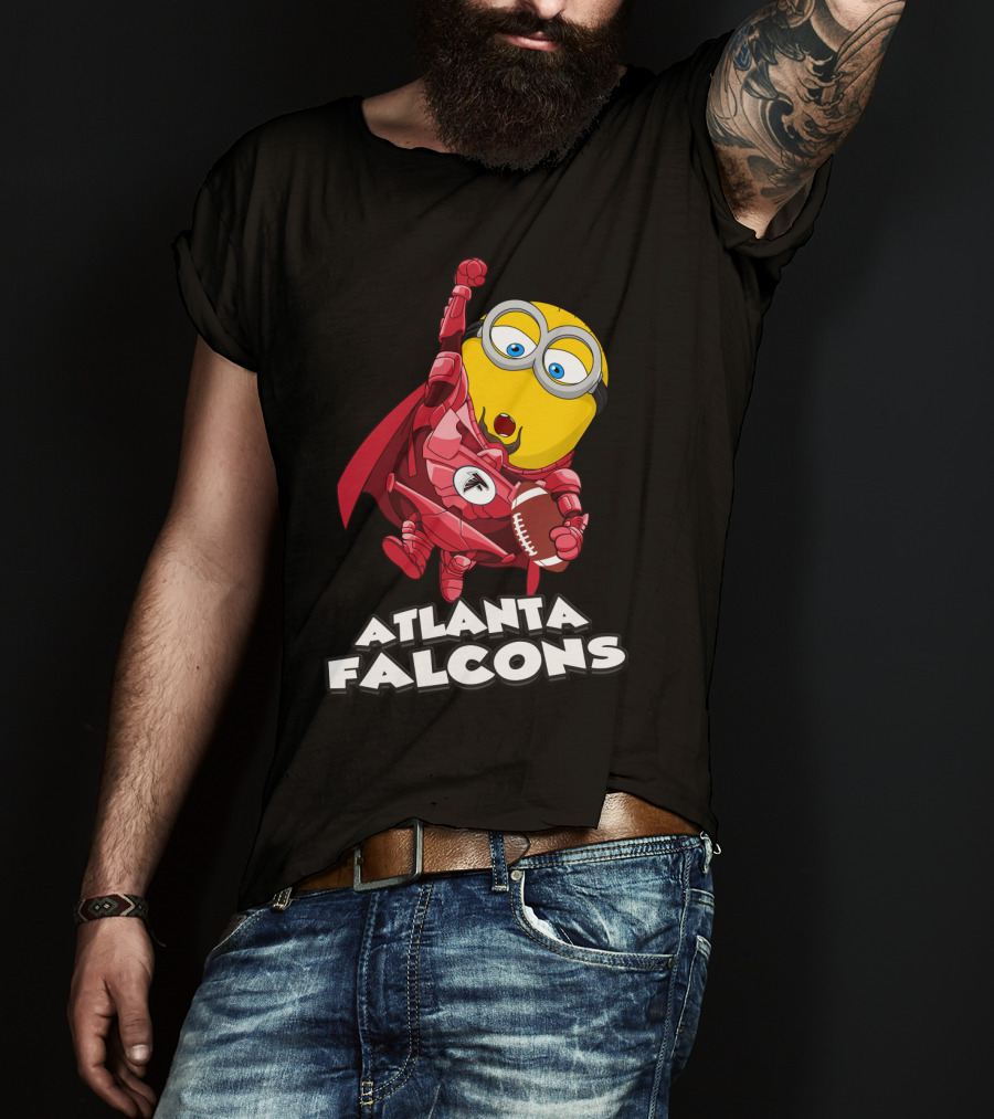 Atlanta Falcons Minion Football T-Shirt