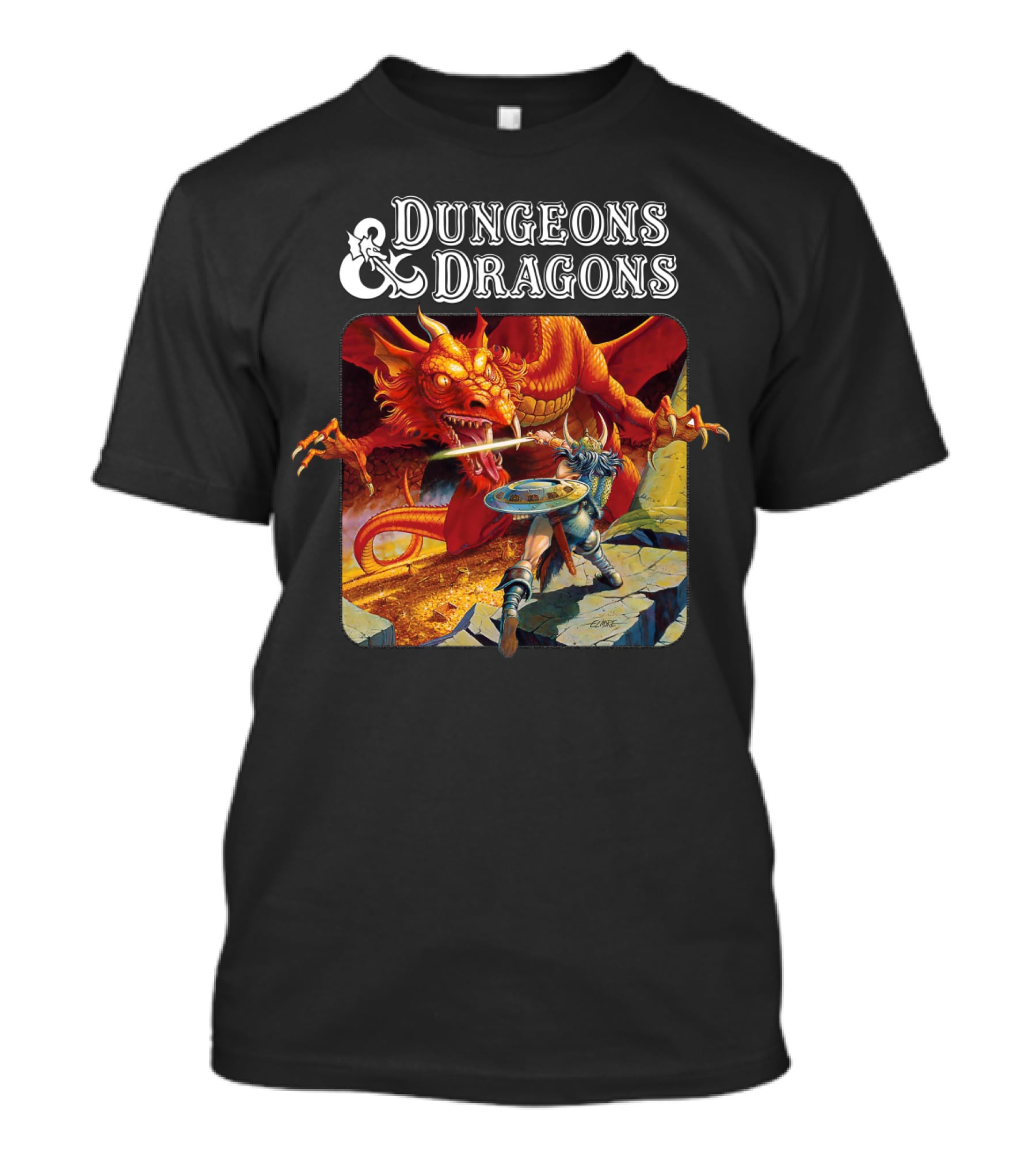 Dungeons And Dragons Red Dragon Adventure Battle T-Shirt