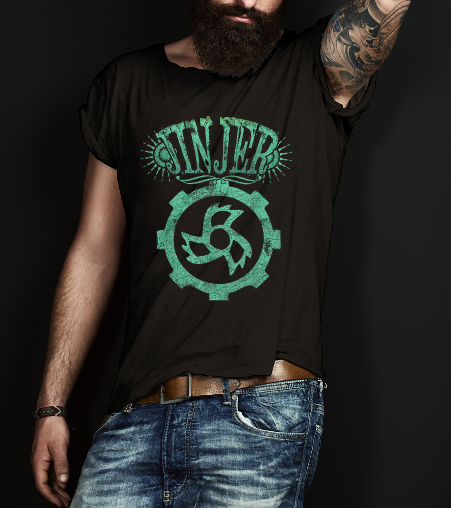 Jinjer Industrial Gear Deco Starburst T-Shirt