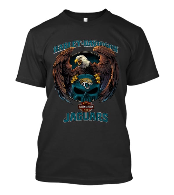 Harley Davidson Motor Cycles Jaguars T-Shirt