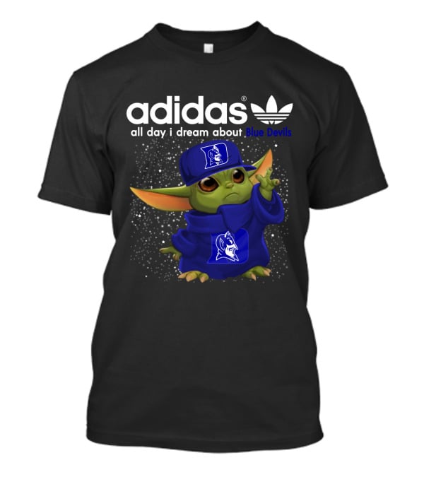 All Day I Dream About Blue Devils Yoda T-Shirt