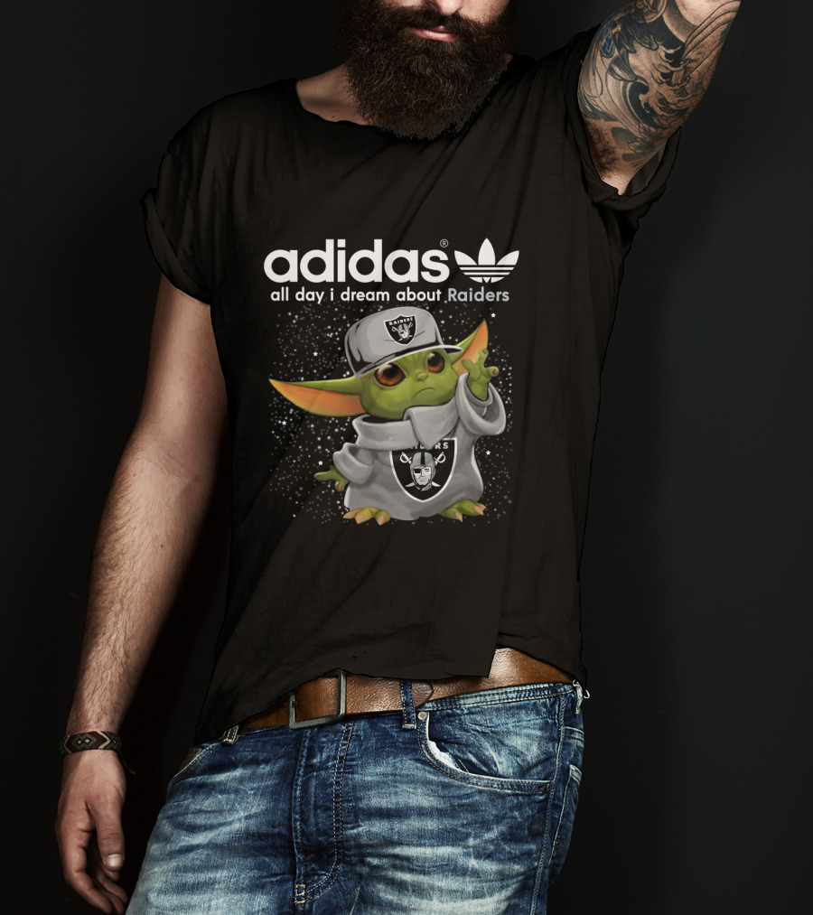 All Day I Dream About Raiders Yoda T-Shirt