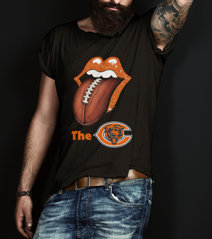 The Bears Football Lips T-Shirt