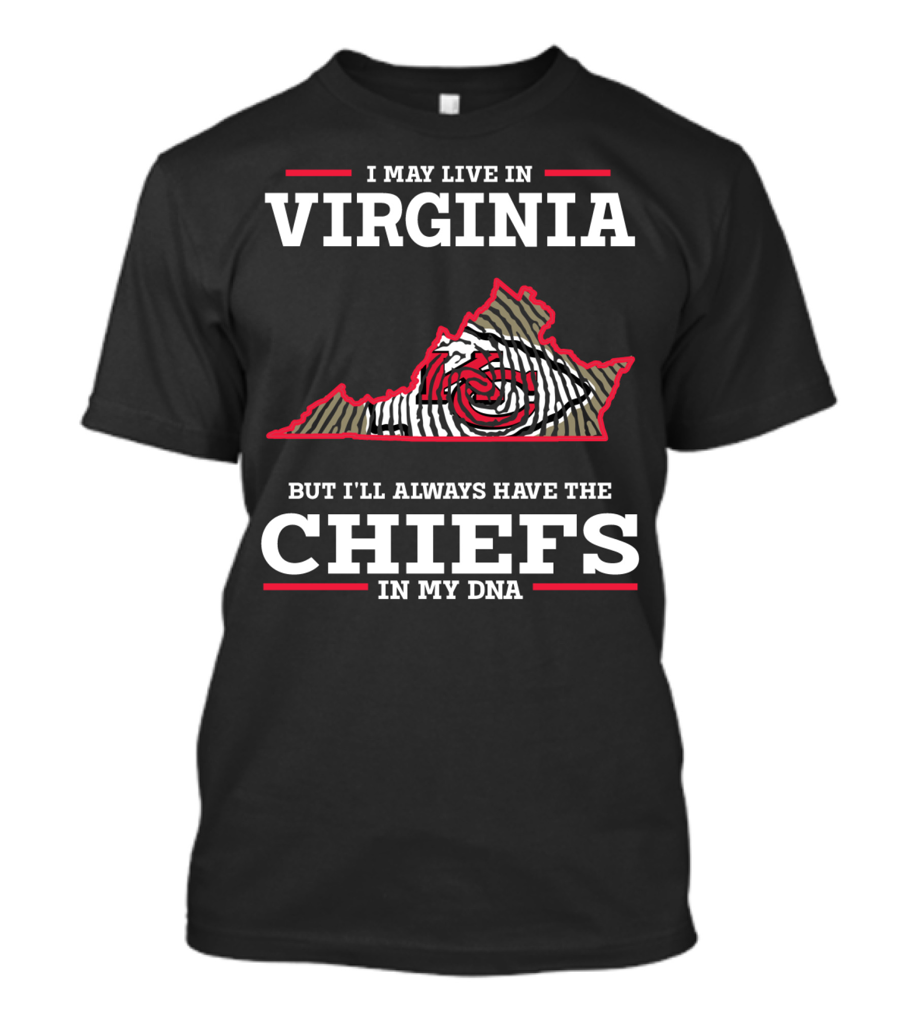 Virginia Chiefs IN My Dna T-Shirt