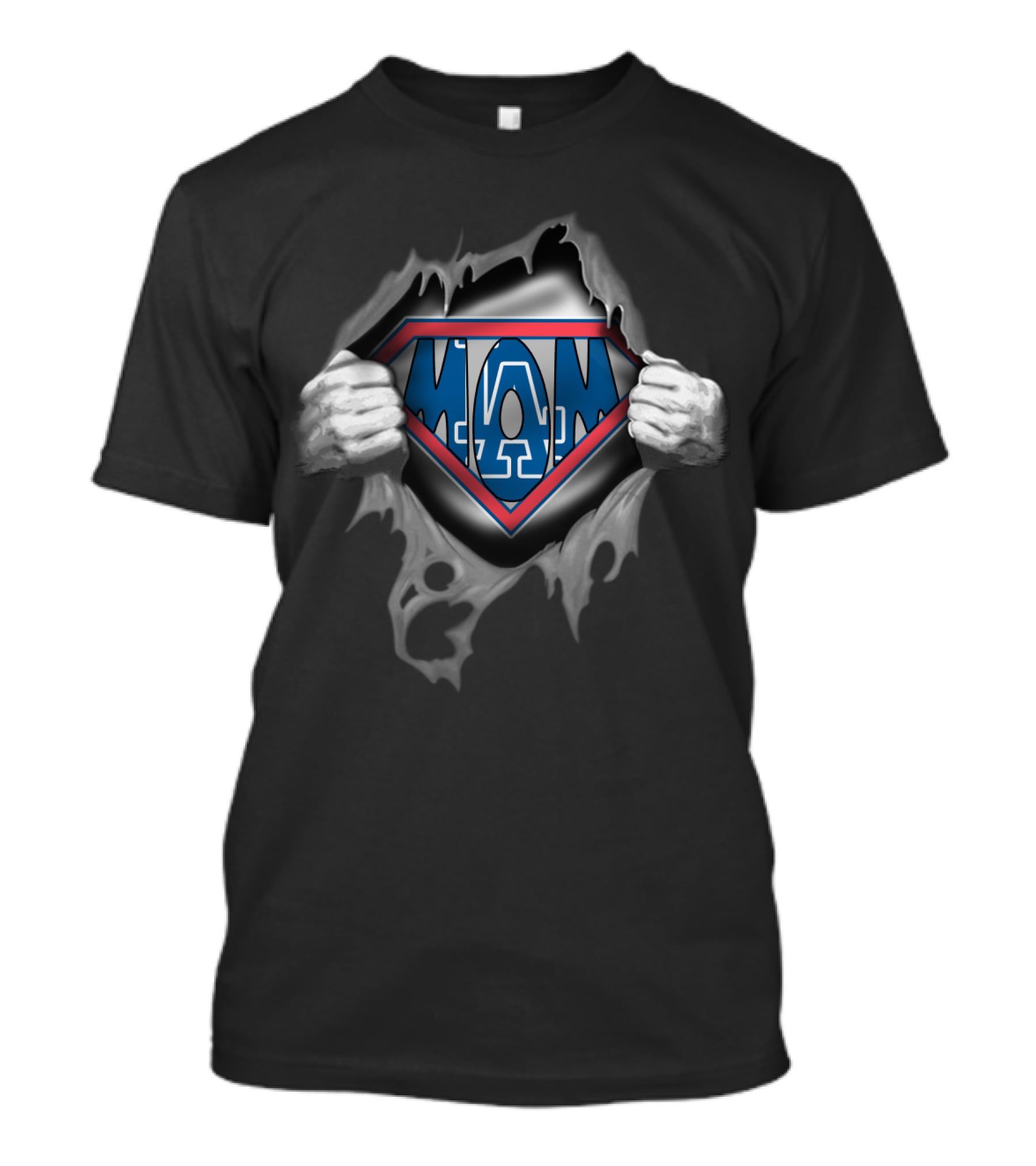 Super Mom LA Dodgers Logo Reveal T-Shirt