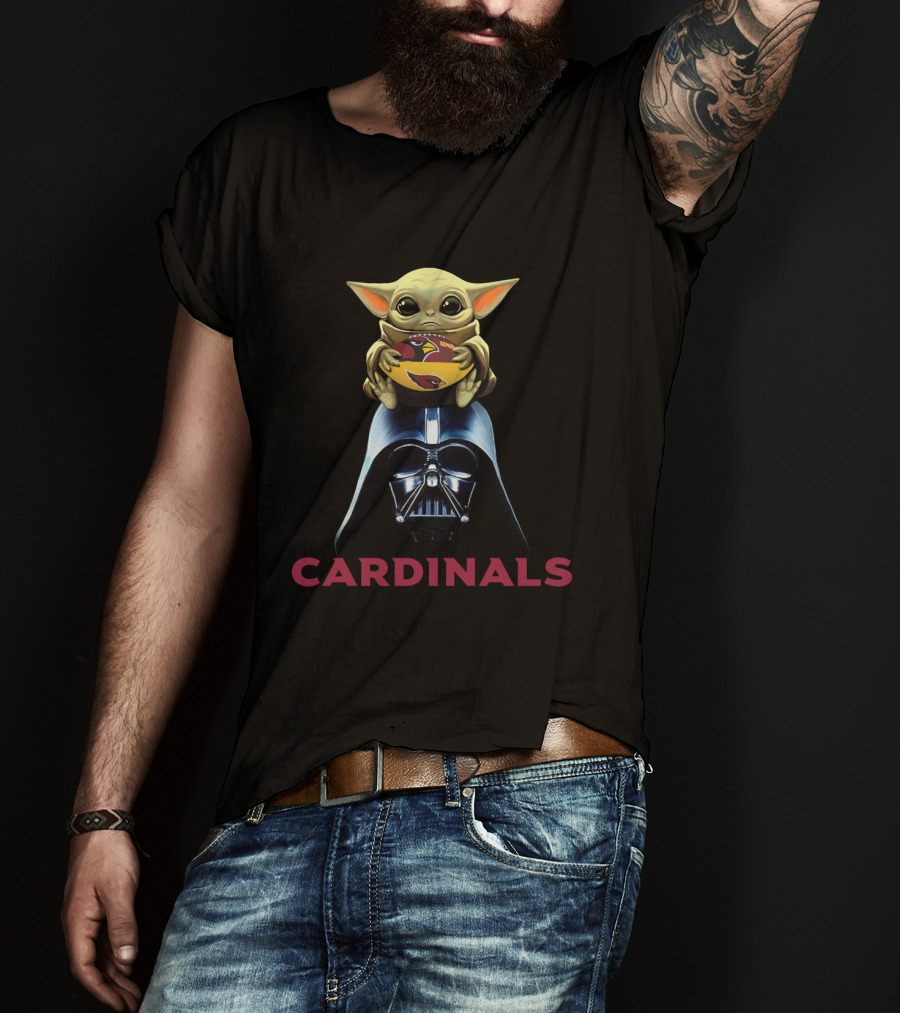 Nfl Ac Cardinals Baby Alien Dark Helmet T-Shirt