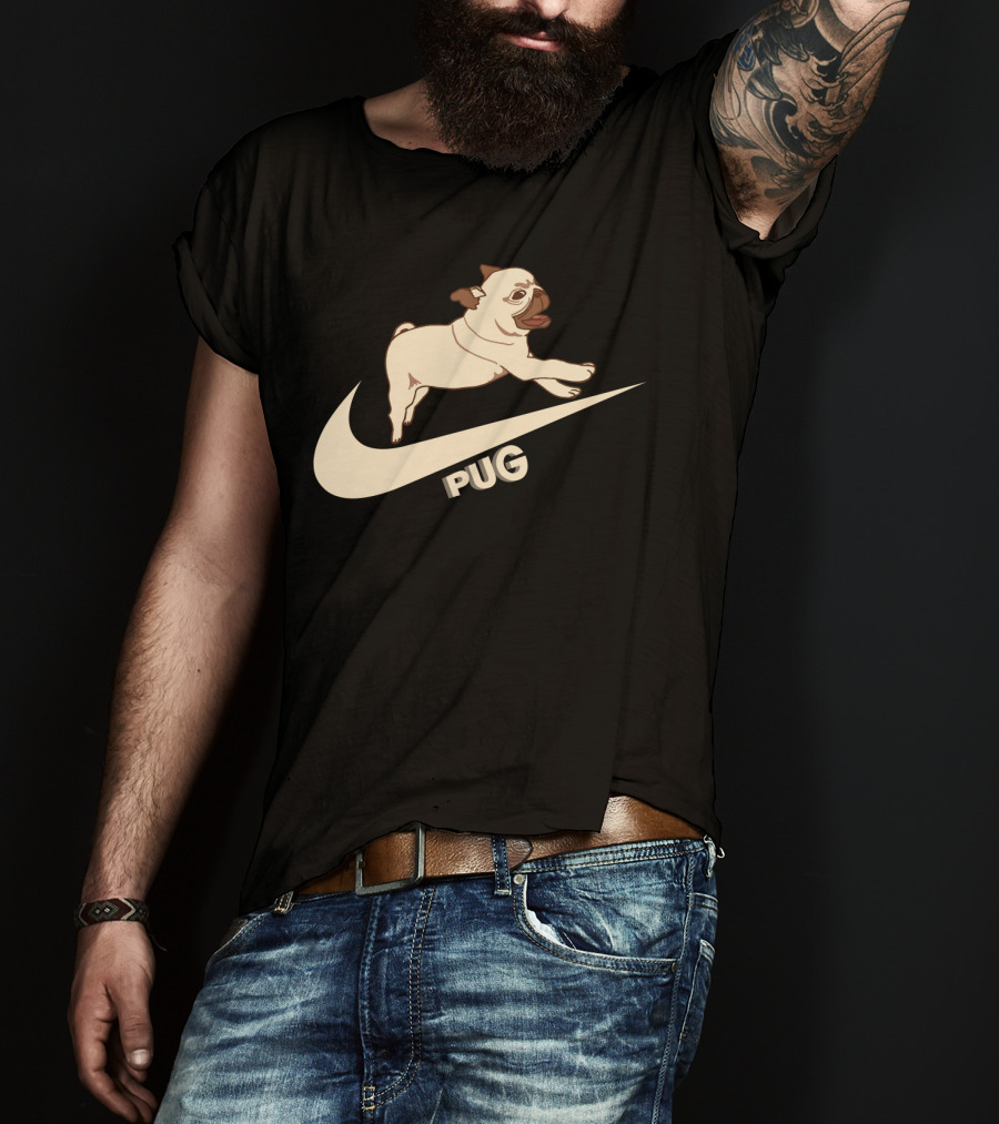 Pug Nike Logo Style T-Shirt