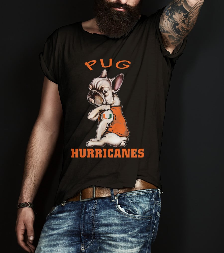 Pug Hurricanes Ncaa Mh T-Shirt
