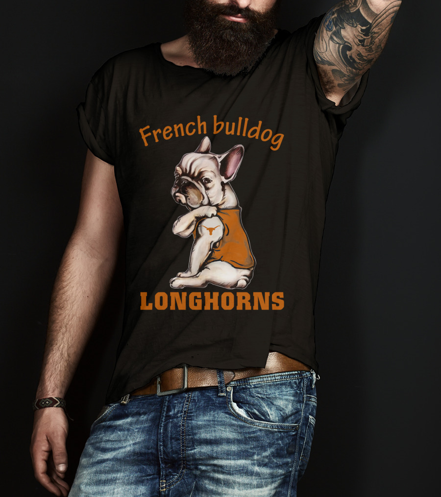 French Bulldog Longhorns T-Shirt