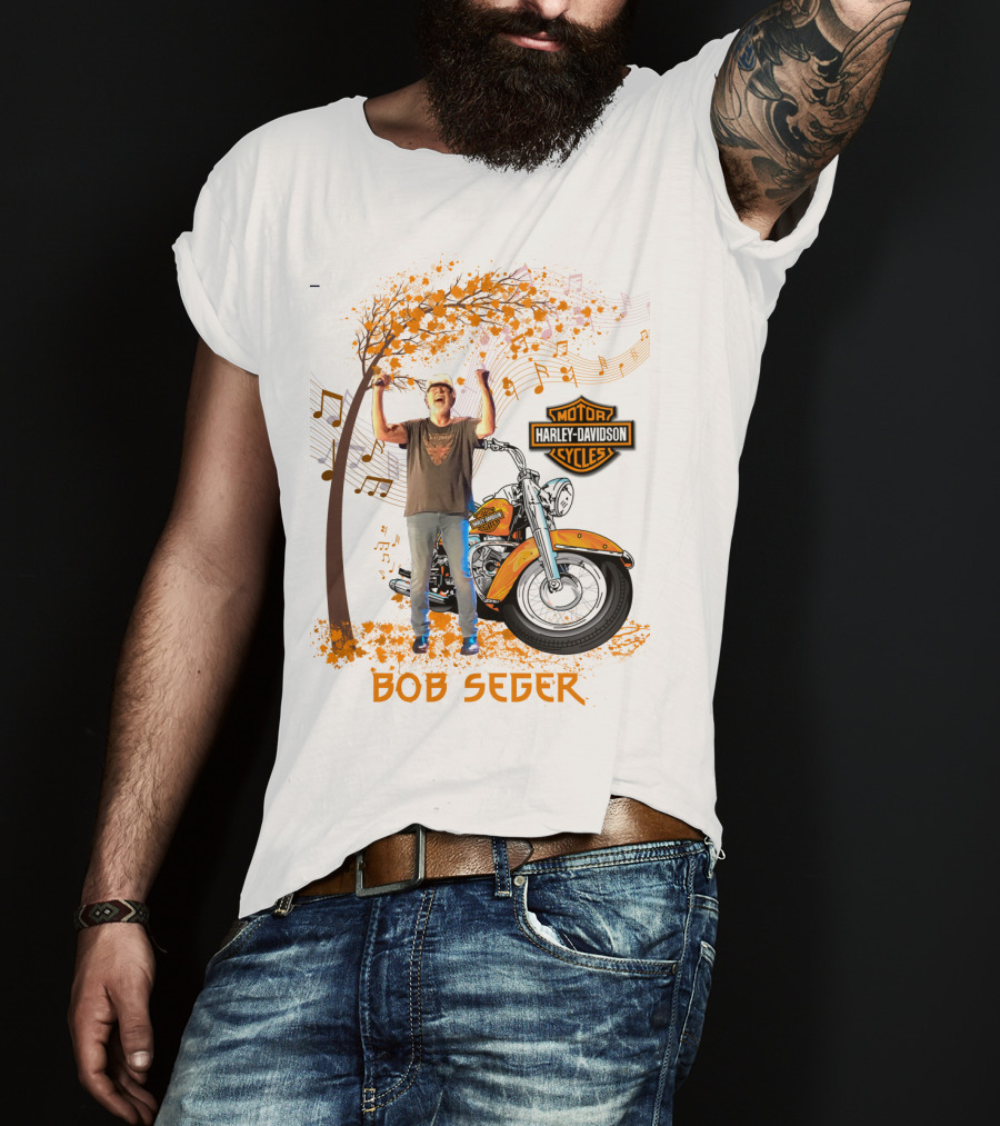 Bob Seger Harley Davidson Motorcycles Music Celebration T-Shirt
