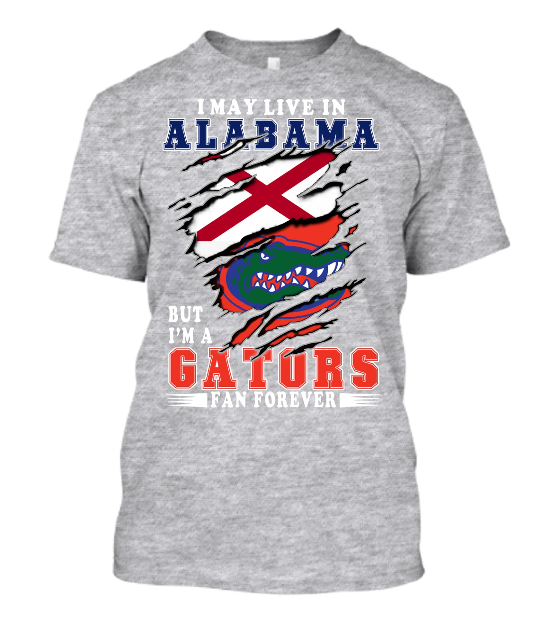 Alabama Resident Loyal Gators Fan Forever T-Shirt
