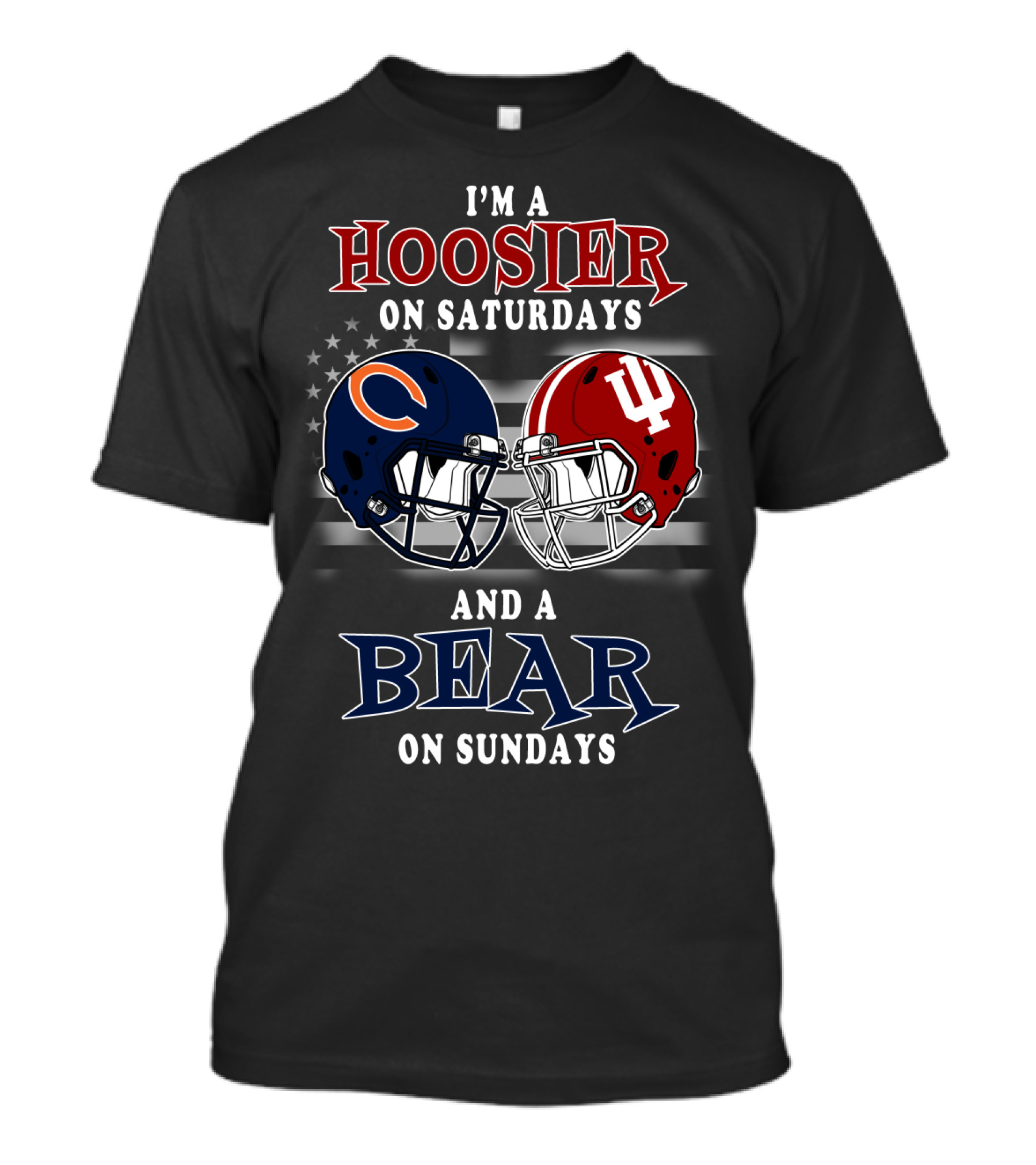 I'm A Hoosier On Saturdays And A Bear On Sundays T-Shirt