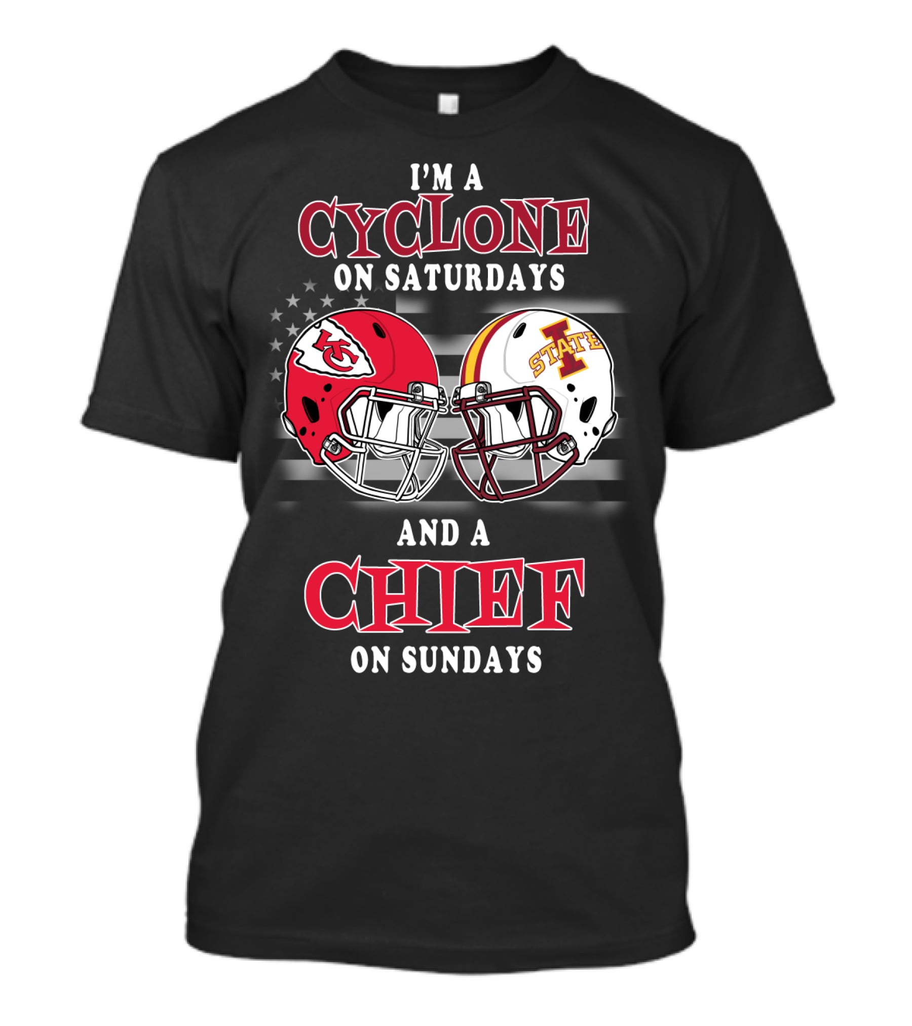 I'm A Cyclone On Saturdays And A Chief On Sundays T-Shirt