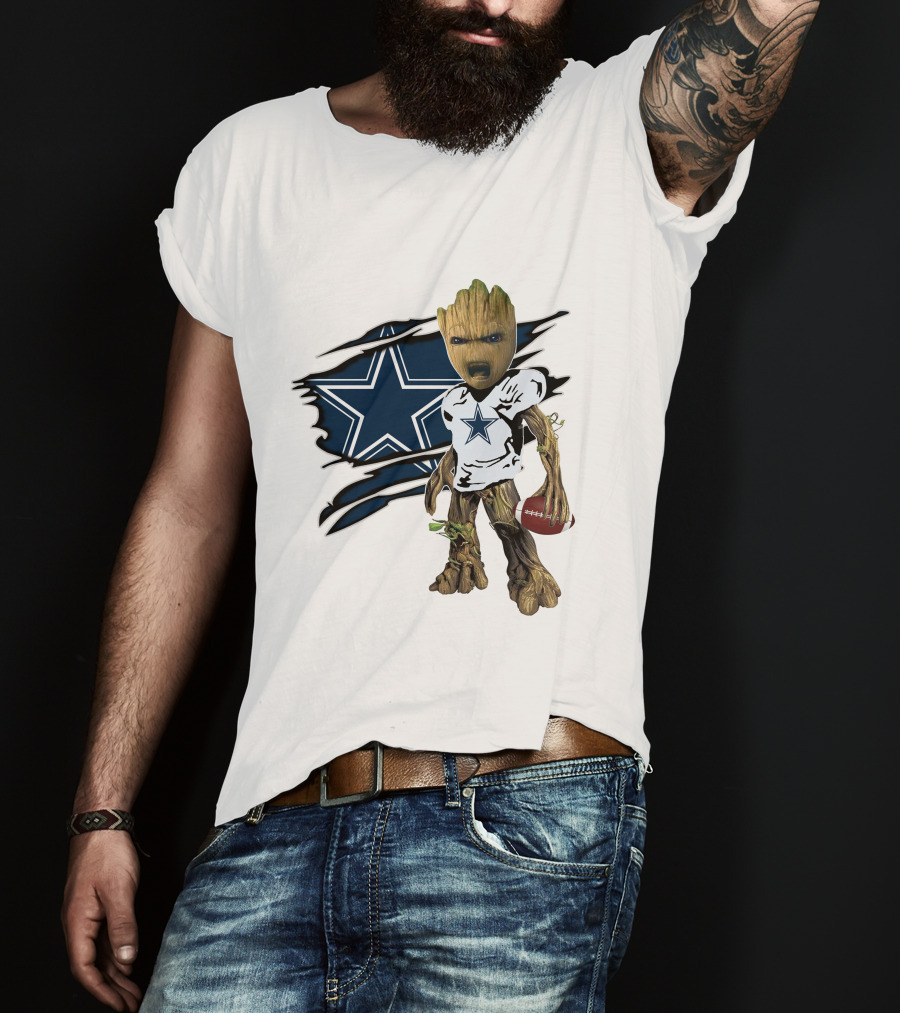 I AM Cowboys Fan's Football Character Star Team T-Shirt