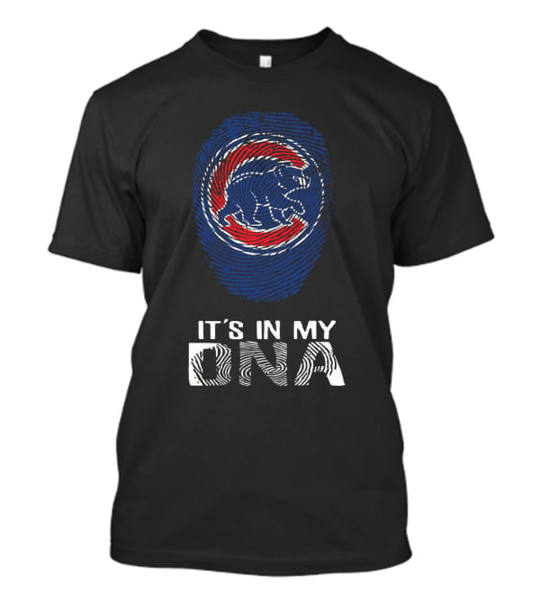 Cubs Fingerprint Logo It's In My DNA T-Shirt