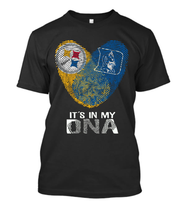 Steelers Duke It's In My DNA Fingerprint Heart T-Shirt