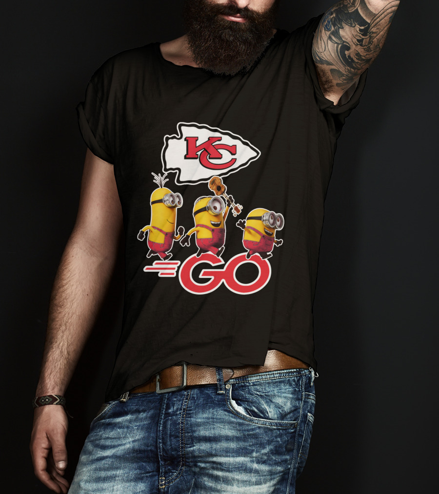 Kansas City Chiefs Minions Go T-Shirt
