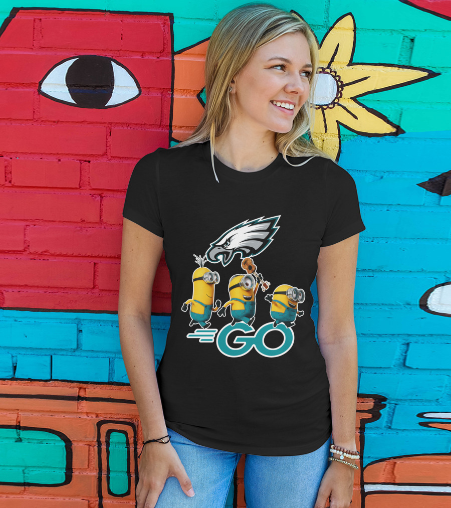 Minions Go Philadelphia Eagles T-Shirt