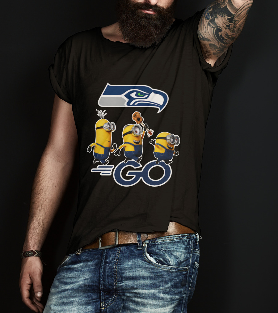 Seahawks Go Minions Bash T-Shirt