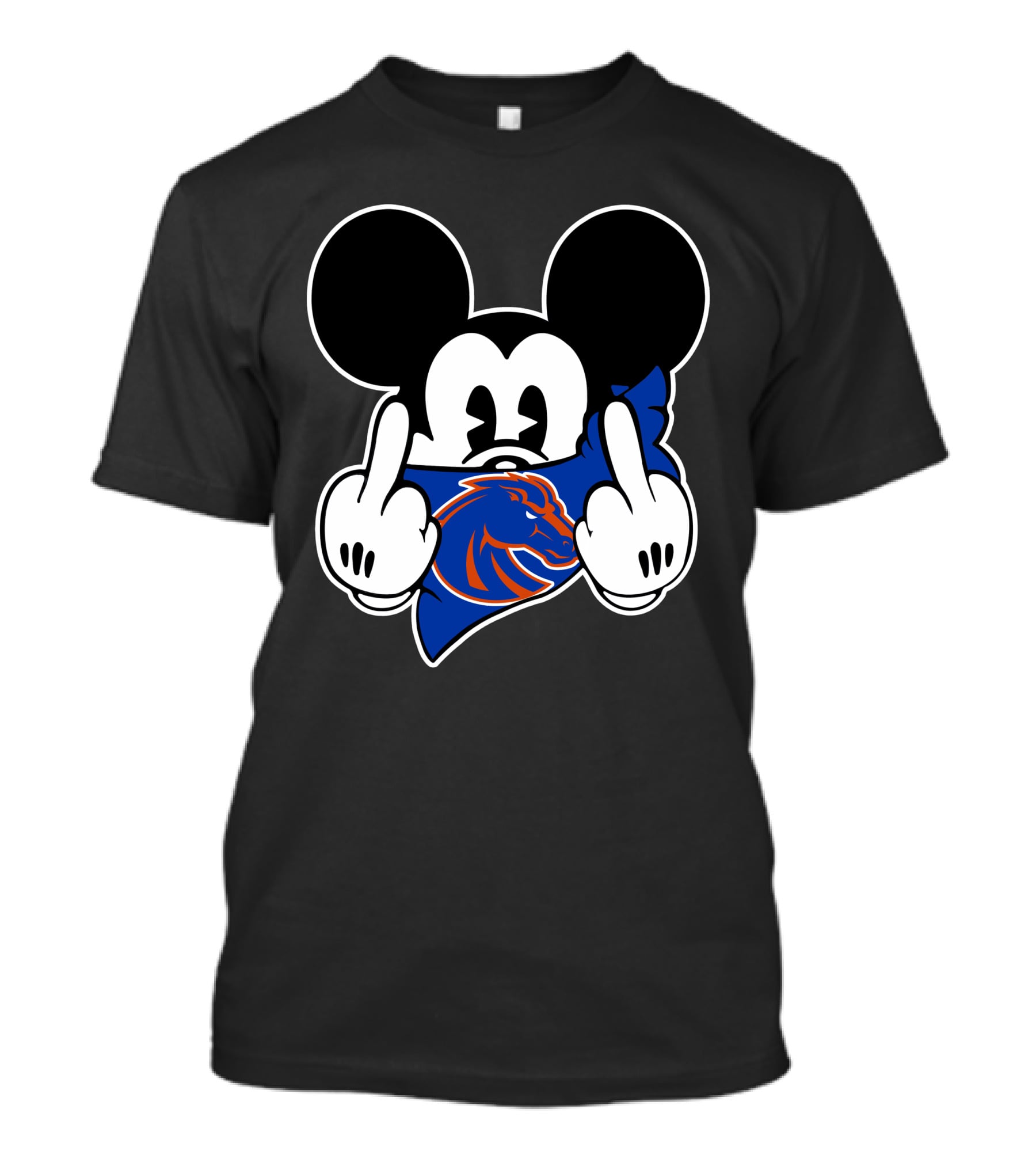 Boise State Broncos Mickey Ears Horse T-Shirt