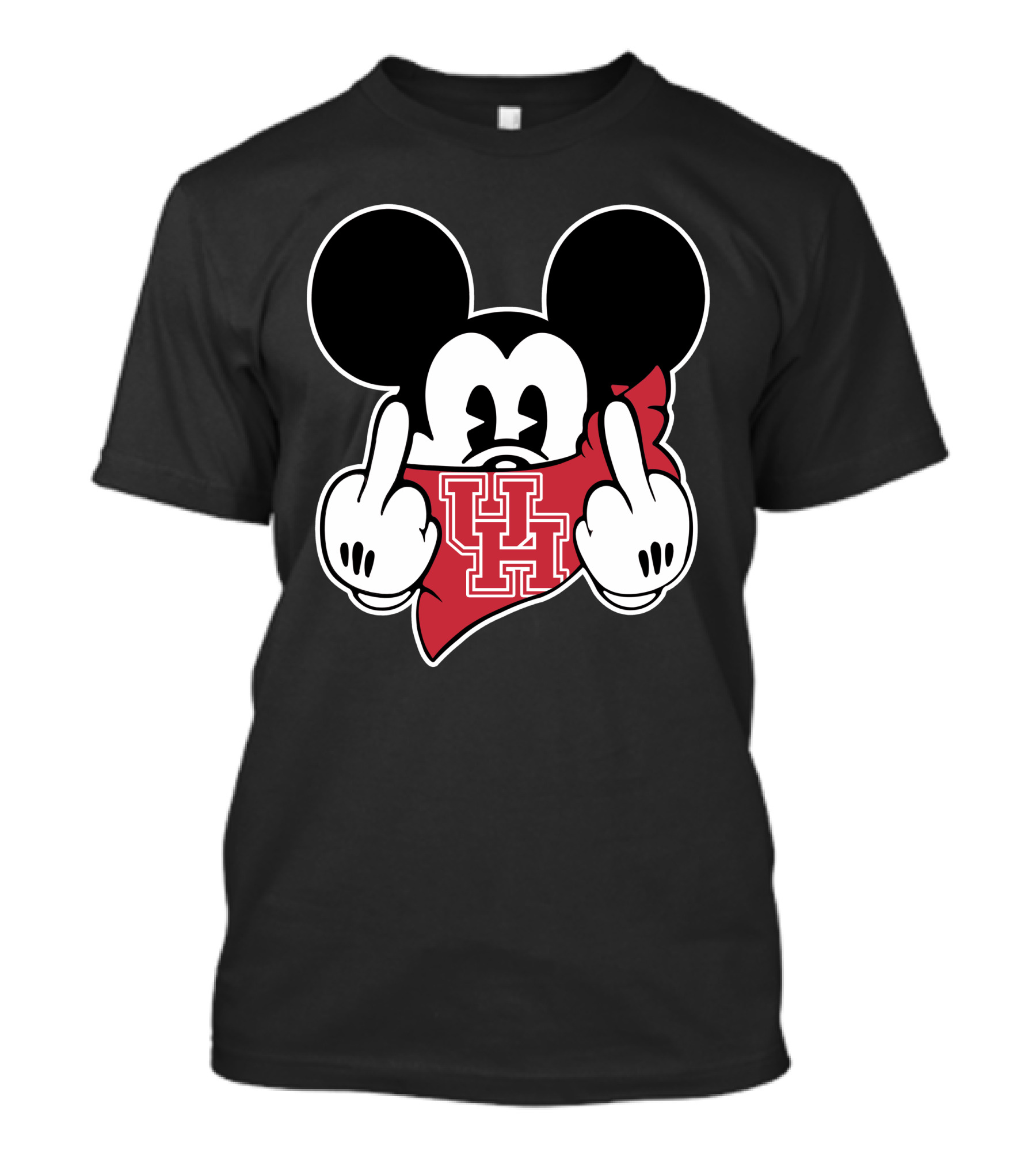 Houston Cougars UH Mickey Mouse T-Shirt