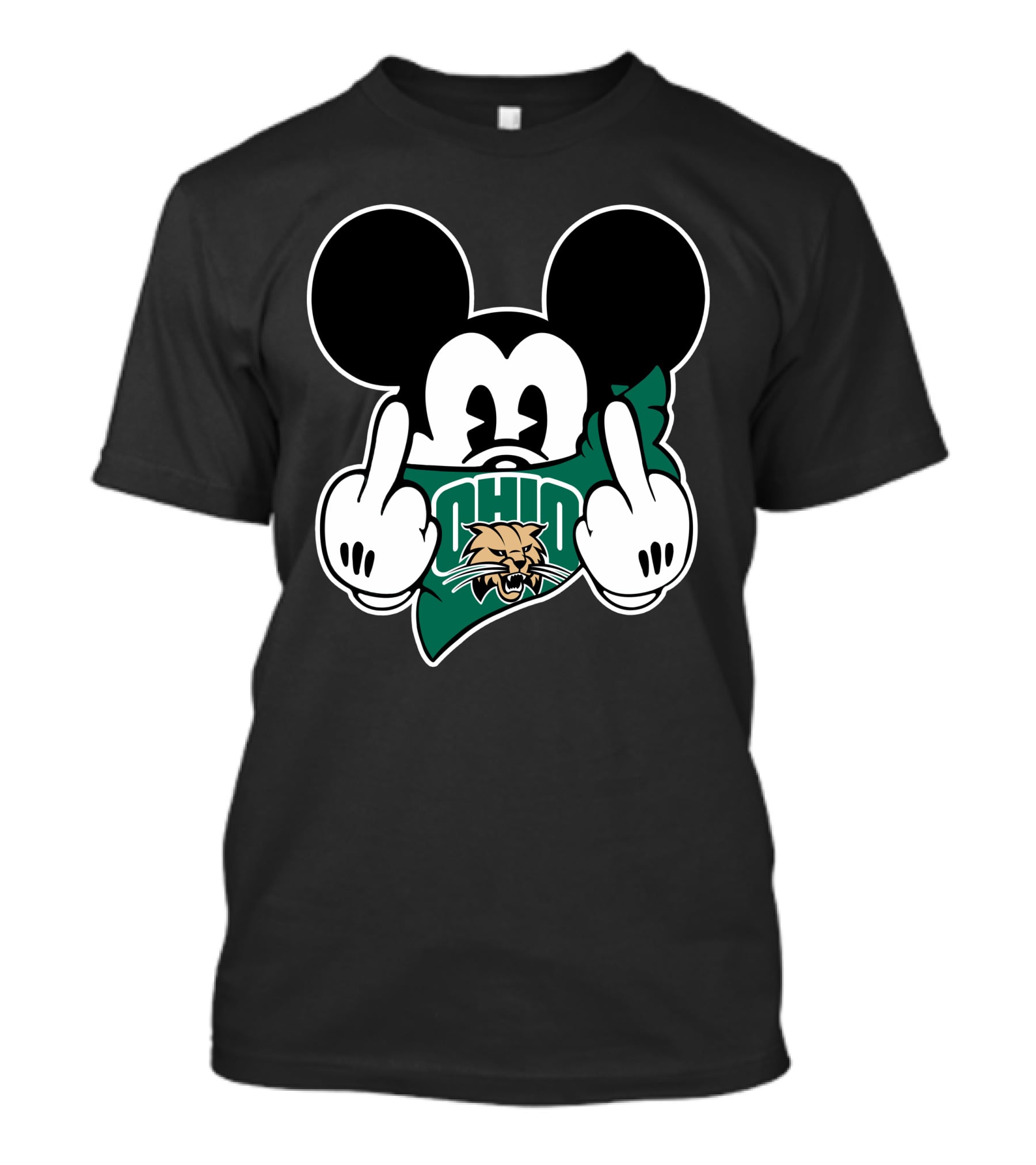 Ohio Bobcats Mickey Gesture T-Shirt