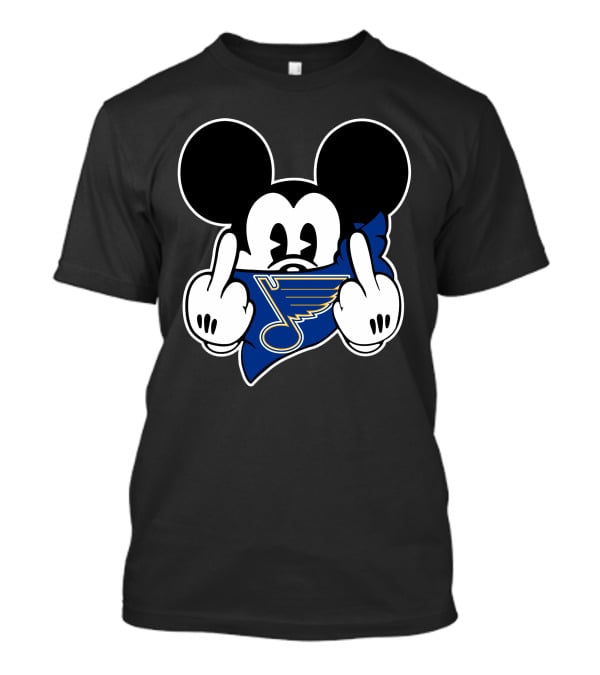 Mickey St. Louis Blues Gesture T-Shirt