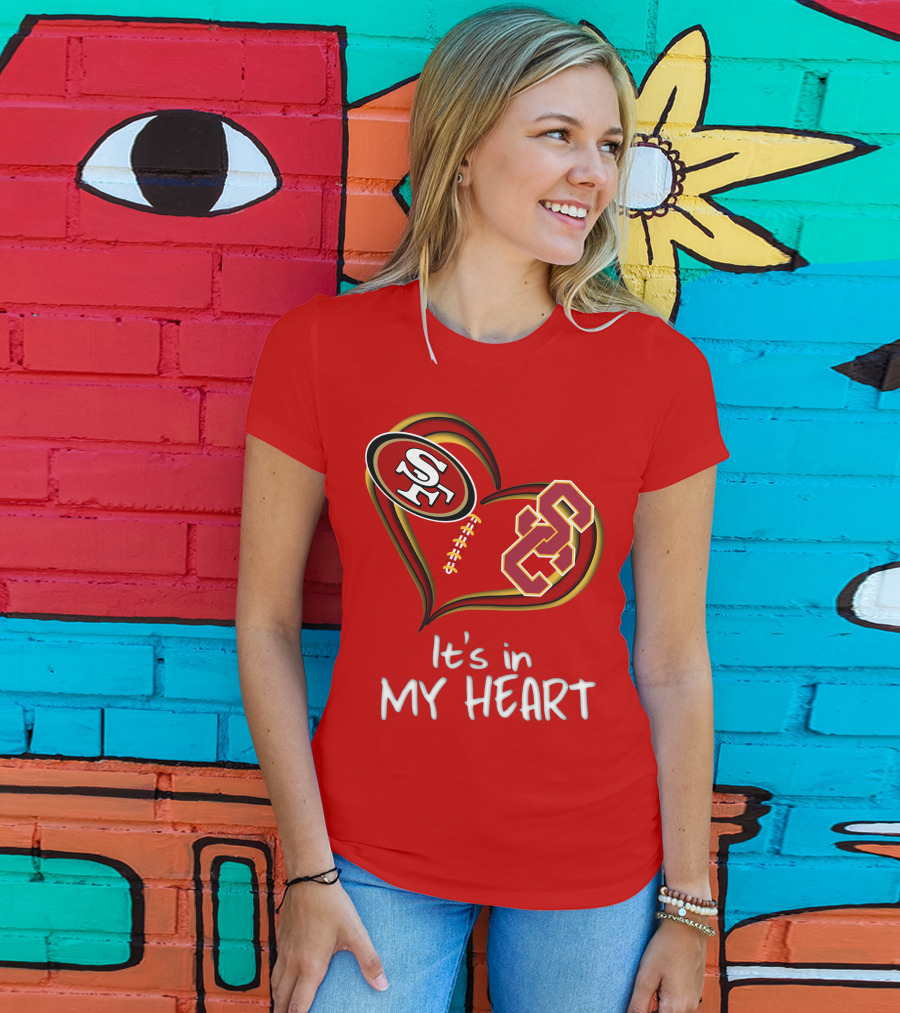 49ers Sc It's In My Heart T-Shirt
