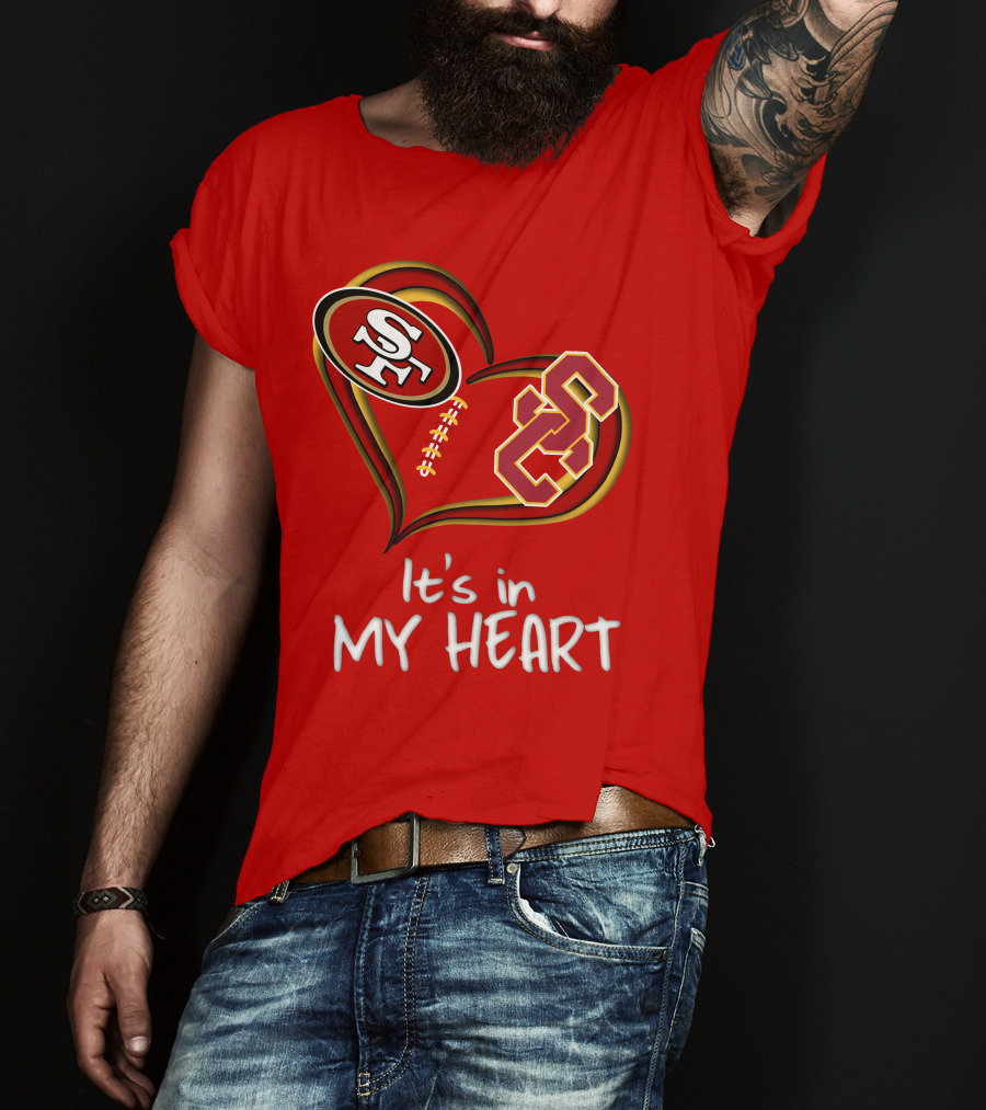 49ers Sc It's In My Heart T-Shirt