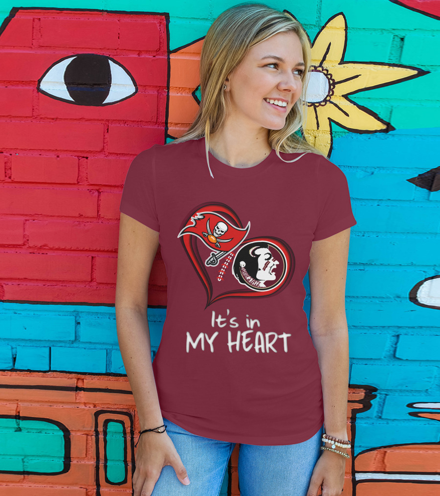 Buccaneers Seminoles It's In My Heart T-Shirt