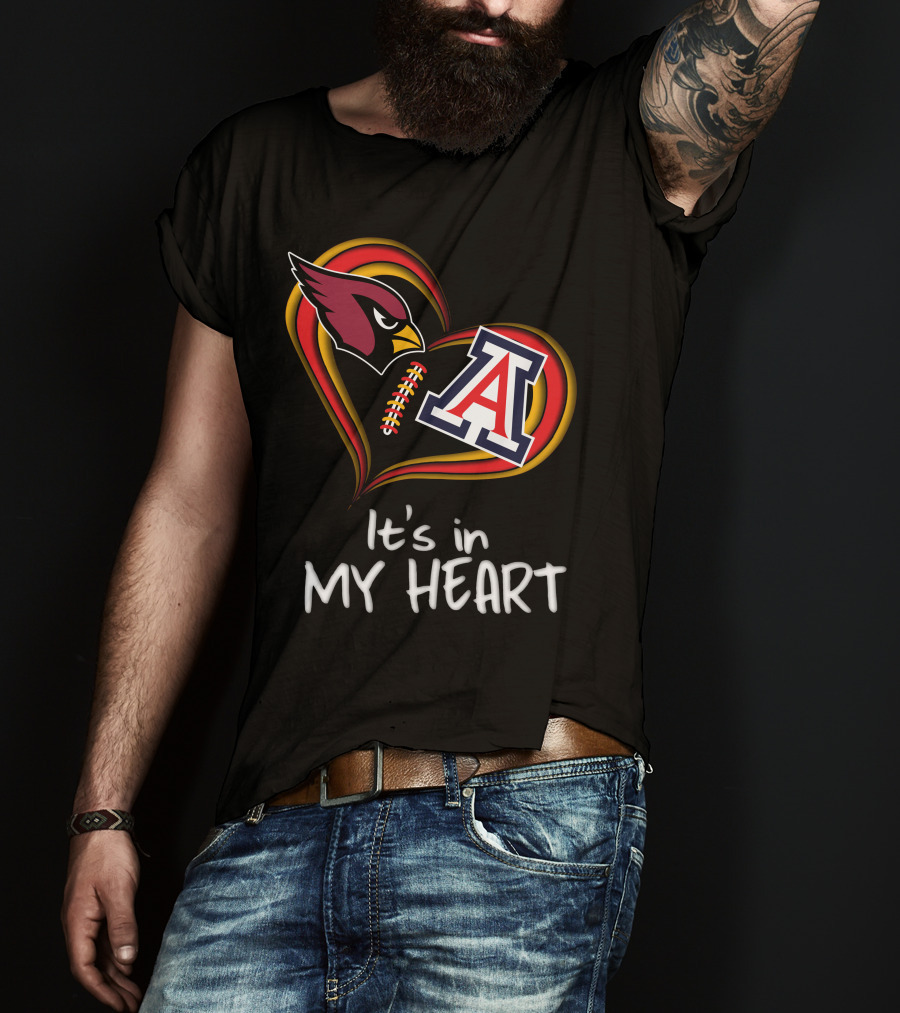 Cardinals Arizona A It's In My Heart T-Shirt