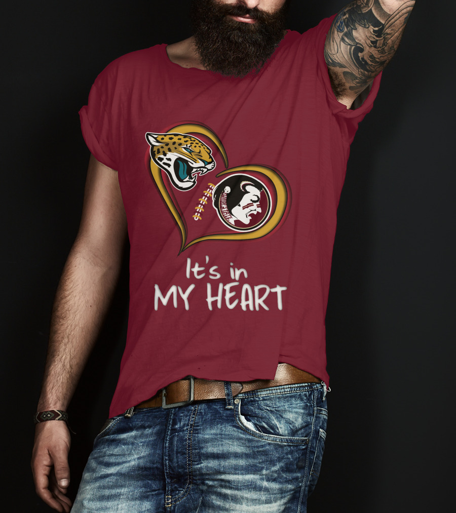 Jaguars Seminoles It's In My Heart T-Shirt