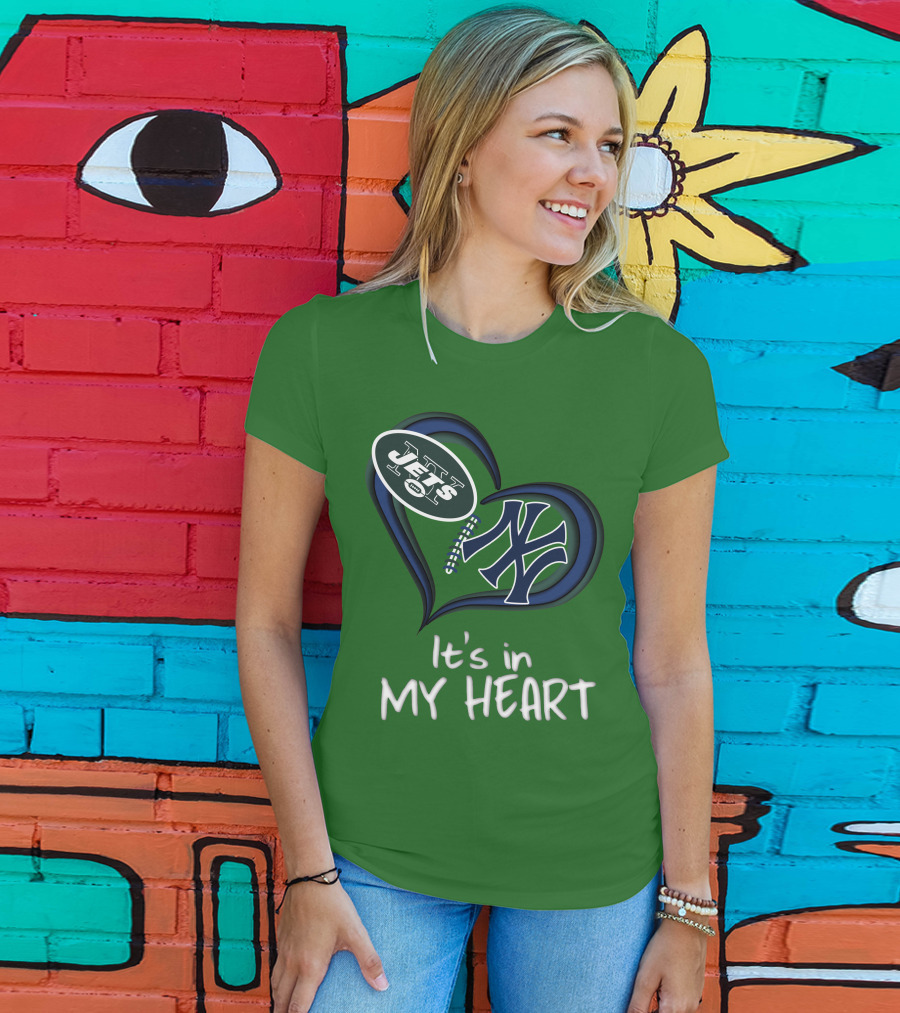 Jets Yankees It's In My Heart T-Shirt