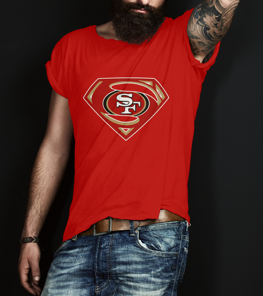Sf 49ers Superhero T-Shirt