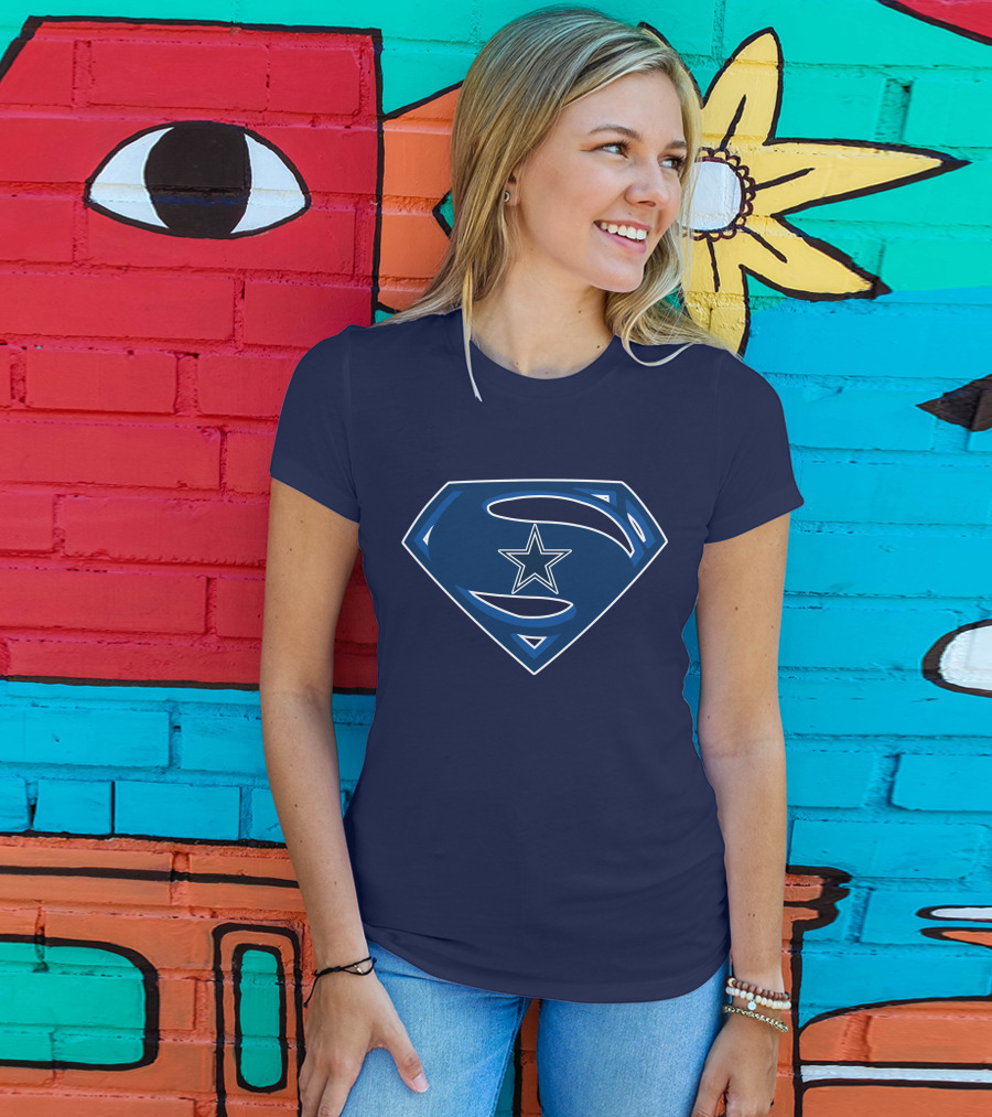 Cowboys Super Man Star Icon T-Shirt