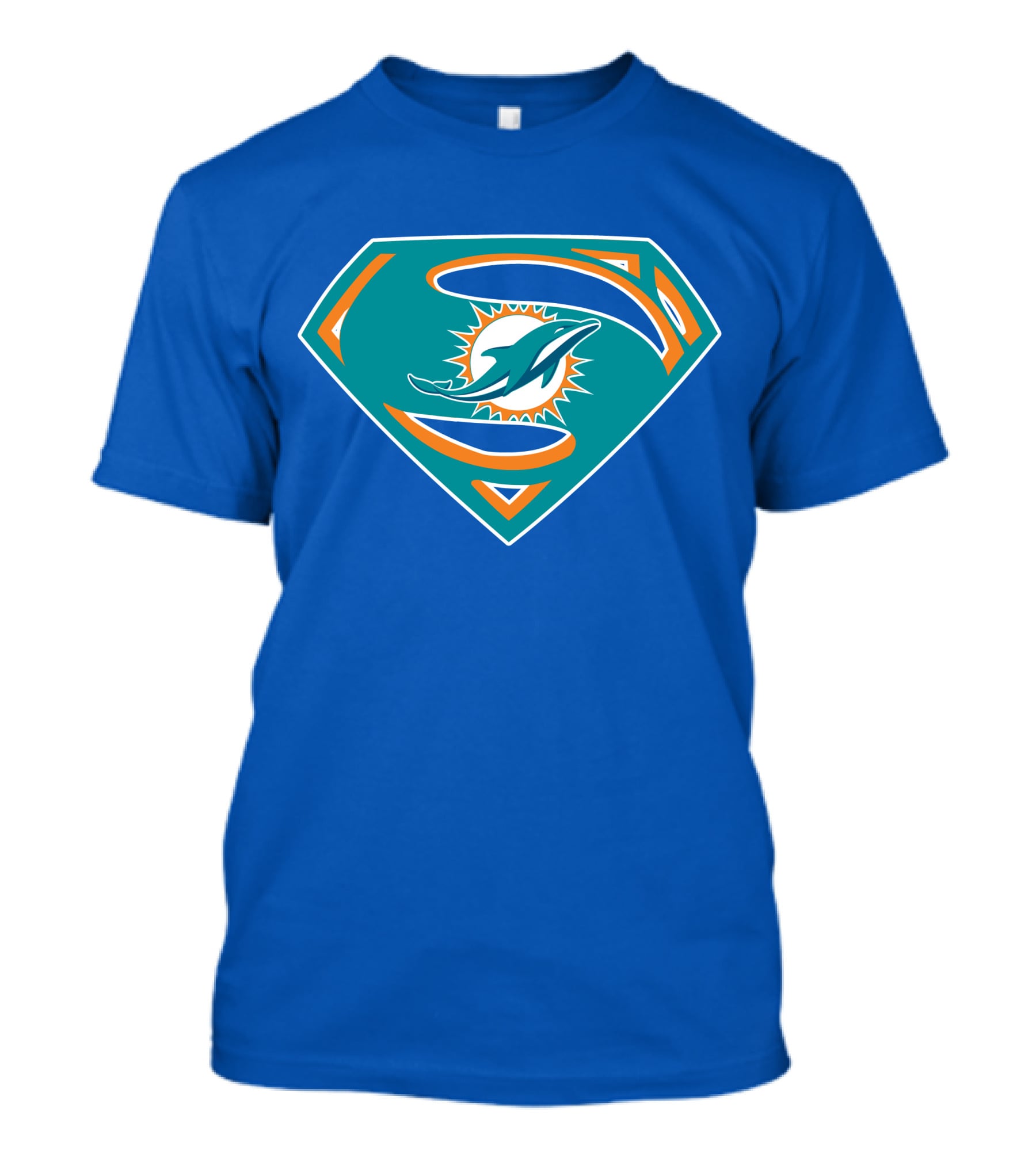 Miami Dolphins Super S Logo Mashup T-Shirt