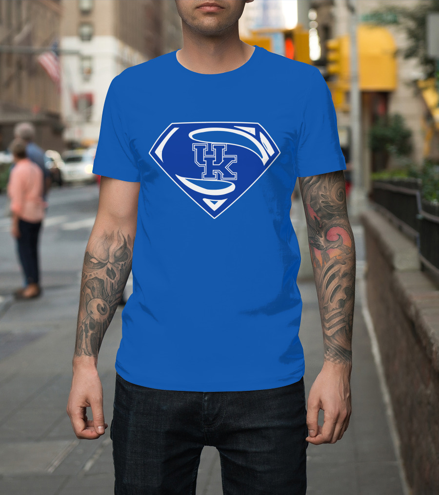 UK Superman Sports Logo Kentucky T-Shirt