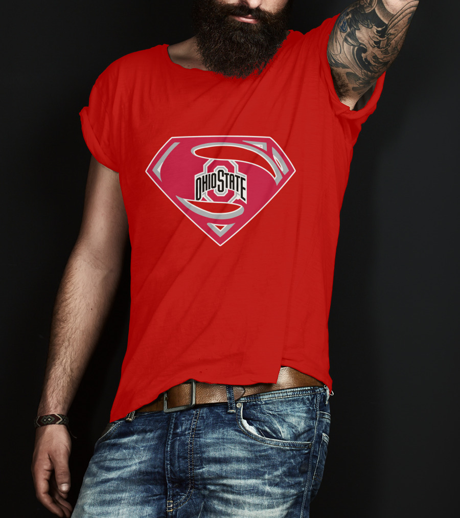 Ohio State Logo Red Shield T-Shirt