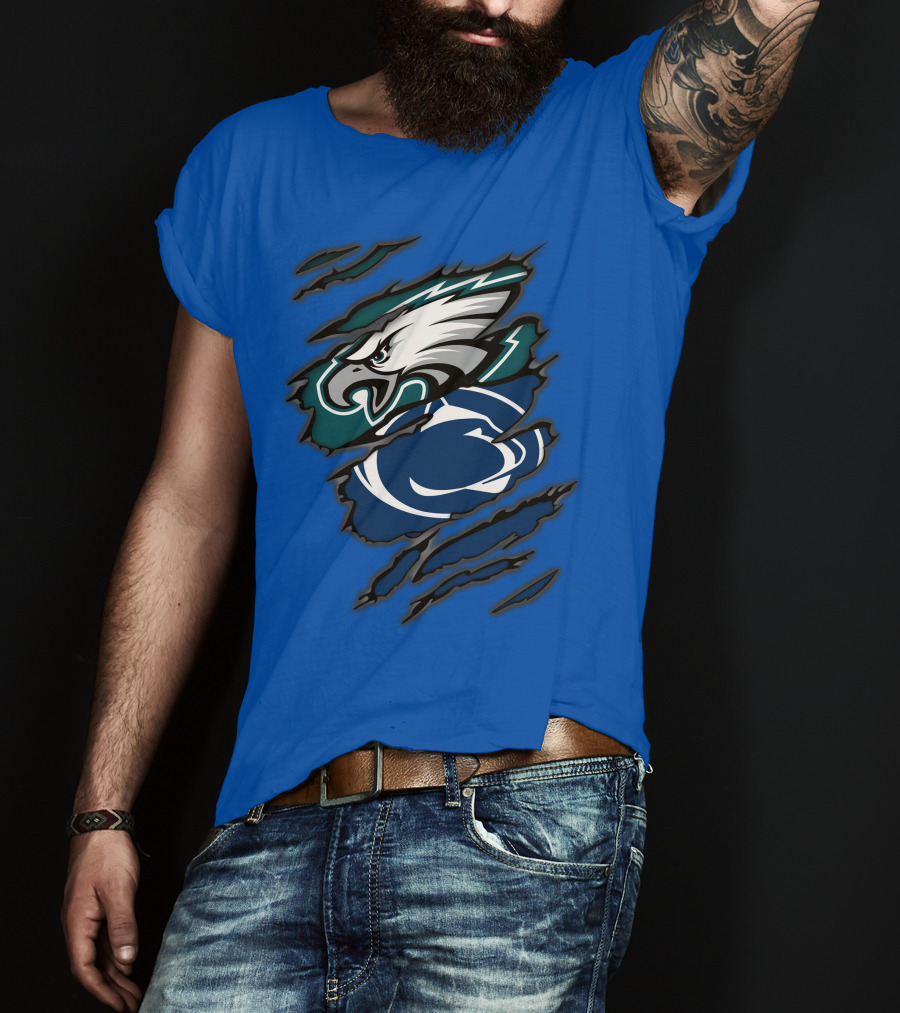 Eagles Penn State Logo Claw T-Shirt