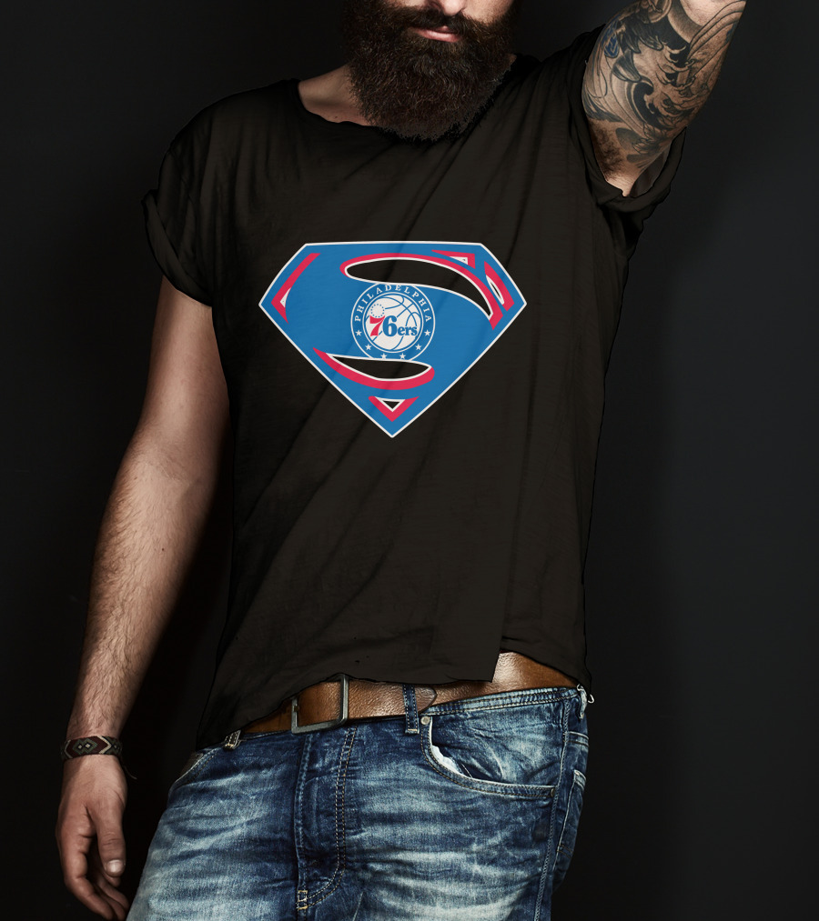 Philadelphia 76ers Superman T-Shirt