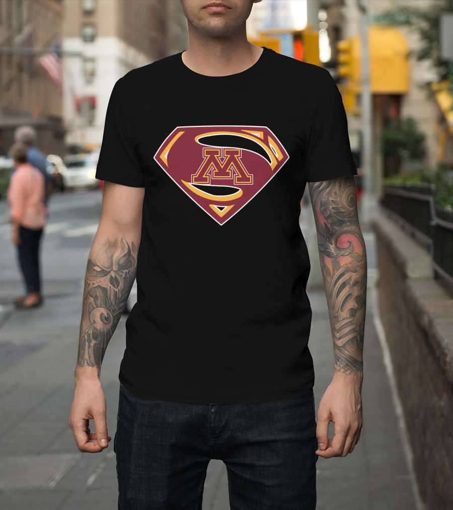 Superman Minnesota Gophers M T-Shirt