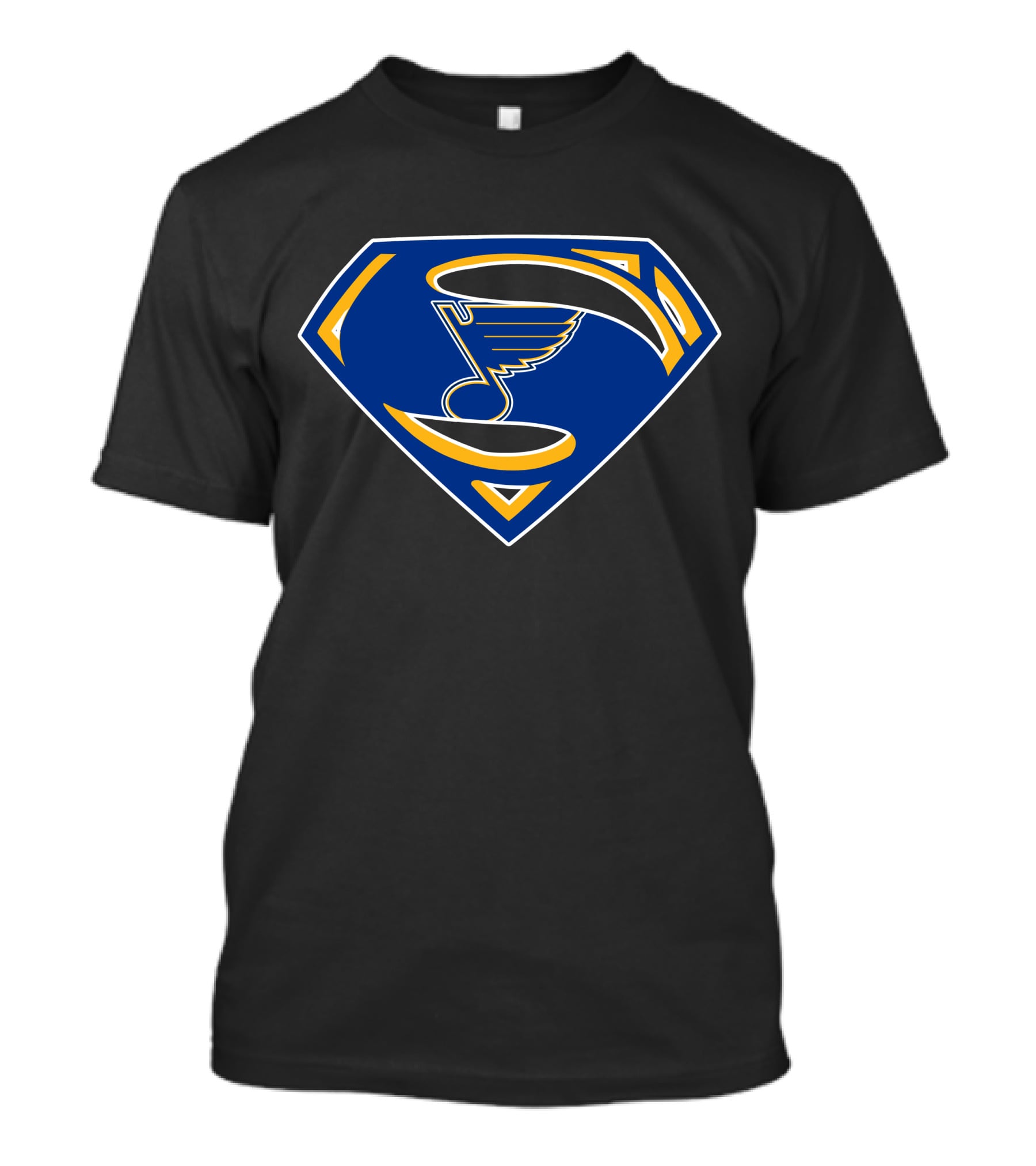 Superman St. Louis Blues Shield T-Shirt