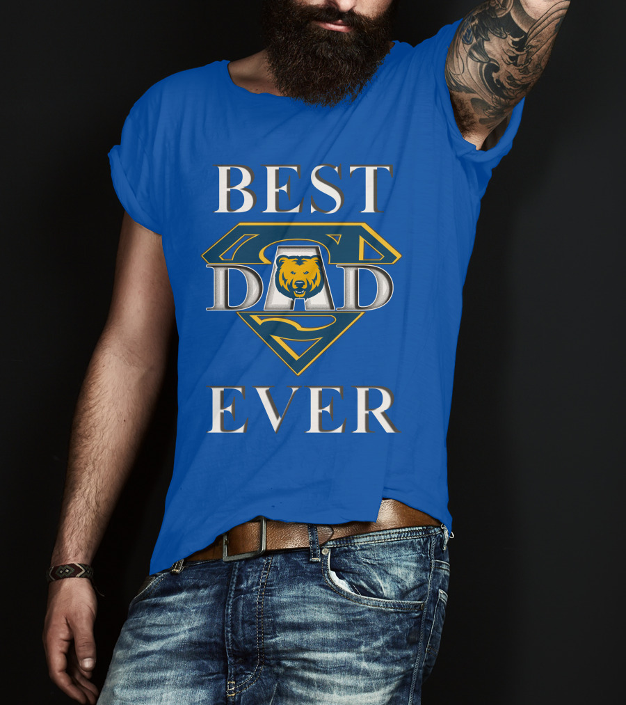 Best Dad Ever Northern Colorado Bears Super Dad T-Shirt