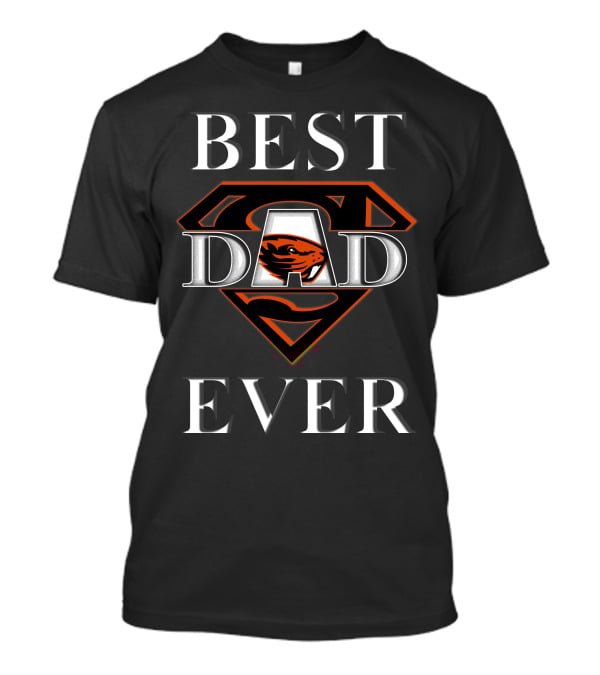 Best Dad Ever Oregon State Beavers Super Dad T-Shirt