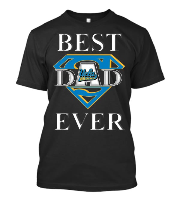 UCLA Bruins Best Dad Ever Superman Shield T-Shirt