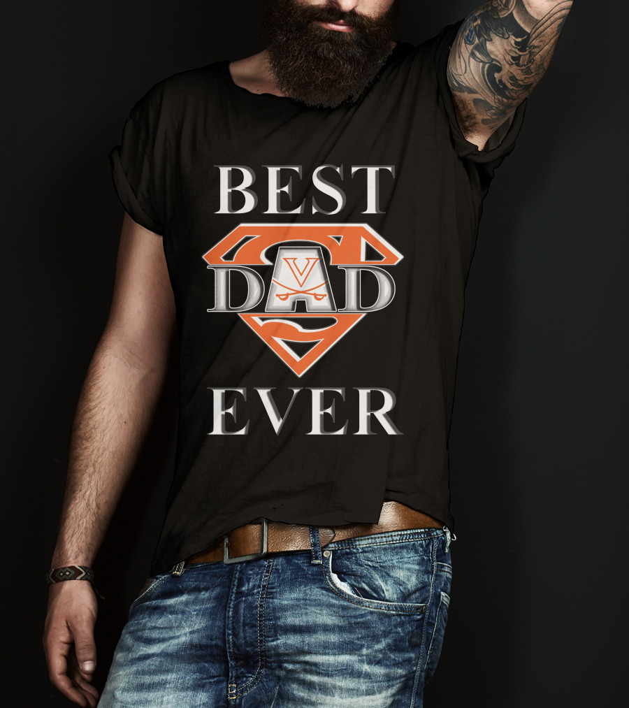 Super Dad Virginia Cavaliers Best Ever T-Shirt